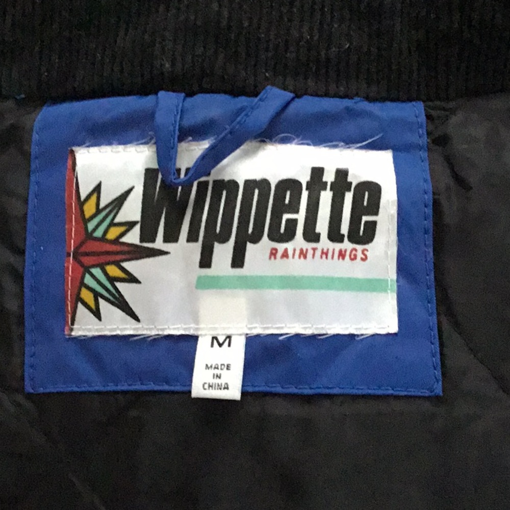Rain Jacket Waterproof Gorpcore Blue Raincoat Size M - Picture 10 of 12